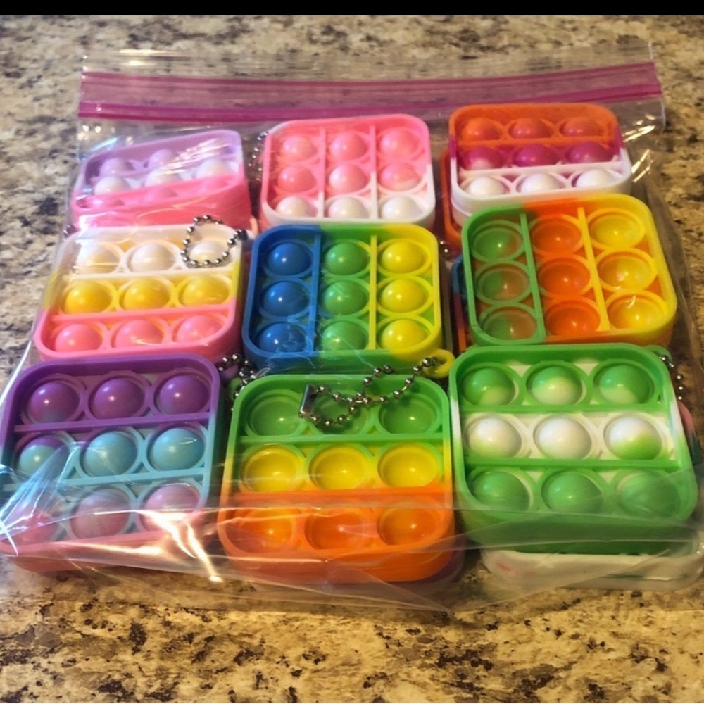 Fidget toy keychains